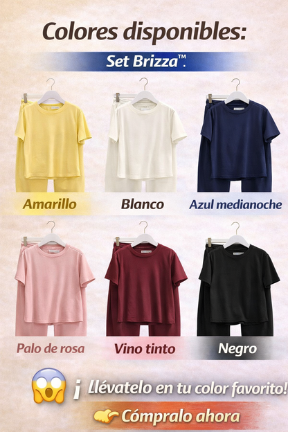 Set Brizza™ – Conjunto 2 Piezas Cómodo, Fresco y Elegante⭐